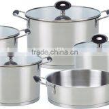 AH3673 9pcs Stainless Steel Apple Shape Cookware Set thumbnail-1