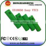 High quality 1600mah li-on 18650 battery for sony vtc3 battery cell with 30A discharge