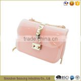Hot Sale Long Chain Handbag PVC Handbag for Women