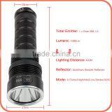 NICO Nature Interesting 1000 Lumen xm l2 Torch Light 400 Meters Lighting Distance White Bright Flashlight thumbnail-3
