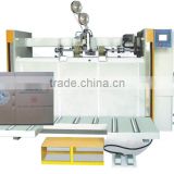 Automatic corrugated carton box stapler or stapling and stitching machine