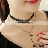 2016 Fashion Trend Sexy Lace Necklace Elegant Black Velvet Choker Quality Choice thumbnail-4