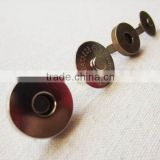Hot Selling Bag Accessories Magnetic Buttons Metal Magnetic Buttons Nickle Color Magnetic Buttons