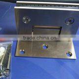 90 Degree With 3 Holes SUS 304 Tempered Glass Door Pivot Hinge/ Shower Door Hinge thumbnail-1