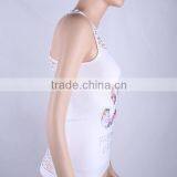 Fashion Hollow Lady/Girl Vest With Stone Bling Bling thumbnail-4