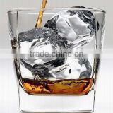Square bottom true men barware whisky glass