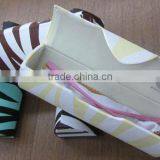 Hot Hand Made PU Leather or Fabric Plastic Reading Glasses Case