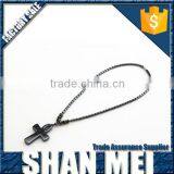 New Design Black Hematite Bead Necklaces For Men thumbnail-3