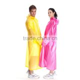 OEM service rain coat manufacture in China,polyester material clear rain coat for adult