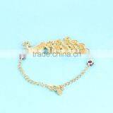 Gold Plated Jewelry Wholesale China Anchor Bracelet SBG652Y thumbnail-2