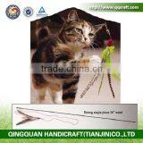 16Years Factory Cat Toy Interactive Cat Wand Handmade Natural Guinea Catcher Feather Refill Pack thumbnail-1