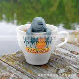 Convenience Silicone Manatea Tea Infuser Strainers Infuser Mana Leaf Filter Manatee Diffuser thumbnail-5