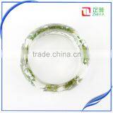 Newest Handmade Customized Forever Natural Dried Flower Resin Bangle for Women Gift thumbnail-2