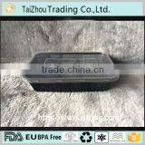 8-pck 650ml Black Plastic Microwaveable & Freezer Compartment Disposable Food Container With Clear Lid thumbnail-6