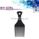MY GIRL 2016 Wholesale Morden Moon Design Fluff Comb Black Mens Plastic Magic Laser Hair Comb thumbnail-6
