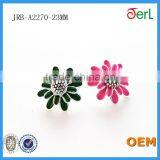 Shiny Colorful Alloy Rhinestone Crystal Buttons for Clothing Decoration thumbnail-5