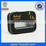 Smoke Cigarette Metal Tin Box With Hinge thumbnail-1