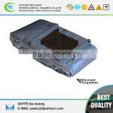 8' x 10' Reversible Heavy Duty 14 By 14 Cross Weave 10 Mil Silver/Brown Poly Tarp With Grommet Approx Every 24 Inches All Around