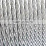 8mm 6*24+7FC galvanized steel wire rope