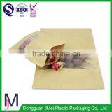 Indesign Heat Seal Sealing Kraft Paper Material Food Grade Three Side Sealing Bag thumbnail-2
