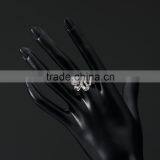 2016 Rellecona White Cubic Zirconia Ring in 18k White Gold Plated to India Snapdeal Flipkart thumbnail-3