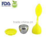Colorful Infusion Tea Bag/leaf Shaped Silicone Tea Infuser/tea Infuser Silicone thumbnail-6