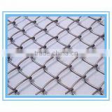 galvanized or pvc coated 9 gauge chain link fence
