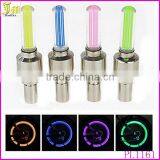 4 Colors Bicycle Bike Car Wheel Tyre Tire Valve Cap Neon Spoke LED Lamp Light