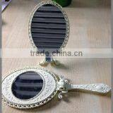 Yelllow Exquisite Metal Make Up Mirror