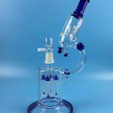 New Glass Water Pipes Glass Bongs With Rocket Perc and UFO Perc 18.8mm Joint In Bulk From Hookahs thumbnail-1