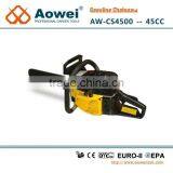 45cc Petrol Chain Saw, Hand Hold, 18'', 0.325'' Oregon Chain, Walbro Carburetor