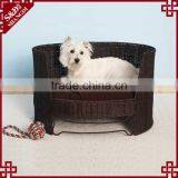Pet Products 2016 Rattan Hand Weaving Luxury Pet Dog Bed Wholesale thumbnail-2