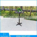 Г uangdong Внешняя мебель Пластиковый деревянный барный стол и барный стул thumbnail-4