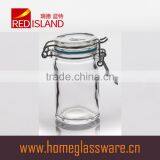 60ml Clear Glass Storage Jar With Clip Top thumbnail-1