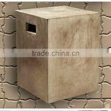 Cement Ivory Side Table thumbnail-3