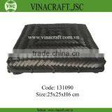 Dark Brown Bamboo Box for Food