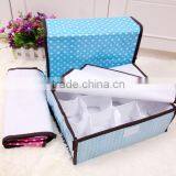 N492 Household Non Woven Box Foldable 12 Grid Storage Box thumbnail-3