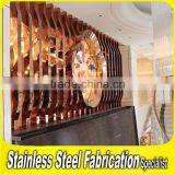 2015 Fashion Design 304 Stainless Steel Decorative Room Divider Door