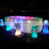 Straight Bar Counter Remote Change Colours LED Glowing Bar Counter Table