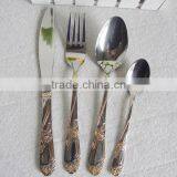 Gold-plated Stainless Steel Flatware Set Cutlery Set thumbnail-4