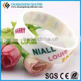 Wholesale Cheap Fully Silicone Embossing Logo Bracelet, Fashion Bangles, Popular Promotional Gift thumbnail-3