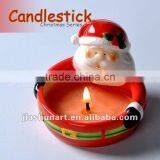 Christmas Ornaments Santa Ceramic Candlestick From China thumbnail-1