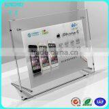 KM-CP61 Kingmei Counter Frameless Crystal Acrylic Plexiglass Picture Frame With Metal Screw Holder thumbnail-4