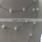 AAA 6-7mm Freshwater Pearl Necklace With White Silver Clasp thumbnail-3