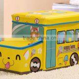 Bus Shape Storage Boxes,non Woven Fabric Storage Box Storage Bins,collapsible Foldable Storage Packing Box With Lid and Handle thumbnail-2