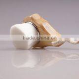 2015 Hot Sale Leave Shape Facial Cleansing Brush With Wooden Handle