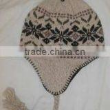 Jacquard Helmet With Plait and Blanket Stitch thumbnail-1