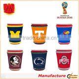 2018 World Cup Neoprene Sleeve High Quality Cheap Price Promotional Gift Cup Sleeve Fitting Plastic Cups/Pint Glasses/Coffee Cup thumbnail-2