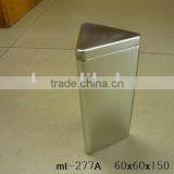 Triangle Tea Box With Plug-in Lid, Plain Tea Canister thumbnail-1