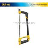 Plastic Handle Flat Functional Hacksaw Frame Double Color Plastic Handle Hacksaw